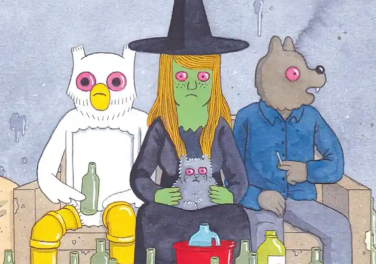 «Melancolía» un cómic de Simon Hanselmann